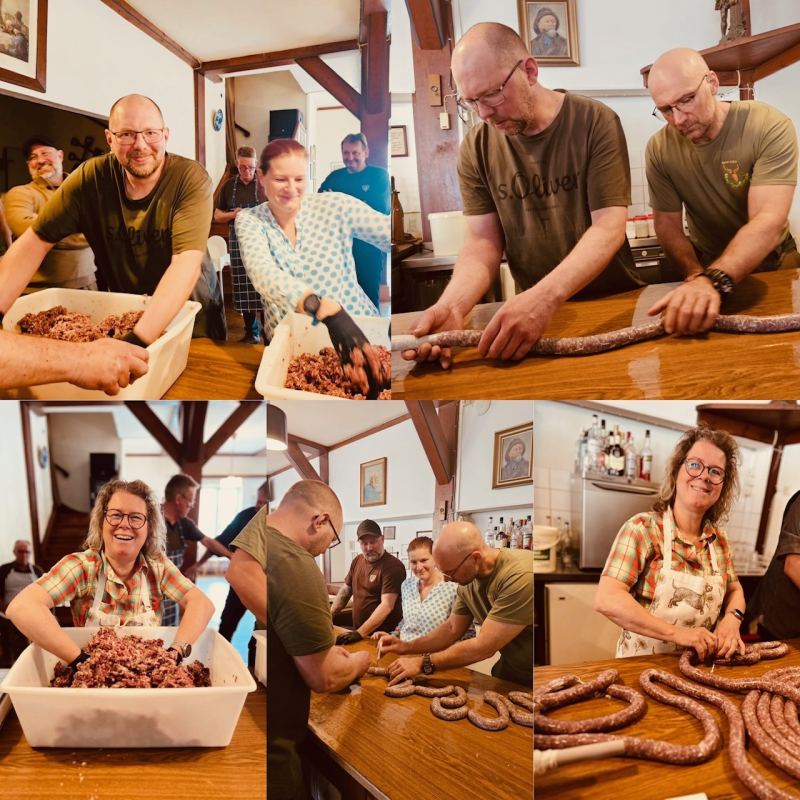 Wurstgenuss beim Hegering VII
