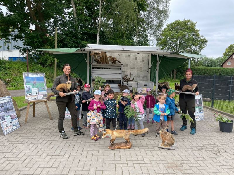 Kindergartenkinder in Nahe bekamen Besuch